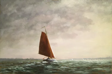Chubasco Pasajero en el Medway (yate de dirección construido en Holanda)